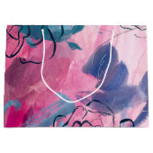 Grand Sac Cadeau Musique intérieure - Croquis floral (Devant)