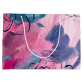 Grand Sac Cadeau Musique intérieure - Croquis floral (Dos)