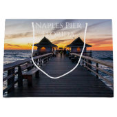 Grand Sac Cadeau Naples Pier Florida Cadeau (Devant)