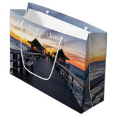 Grand Sac Cadeau Naples Pier Florida Cadeau (Devant Angle)