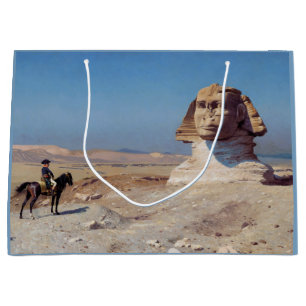 Grand Sac Cadeau Napoléon Bonaparte avant le Sphinx (par Gérôme)