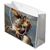 Grand Sac Cadeau Napoléon Traversant les Alpes, Jacques-Louis David (Dos Angle)