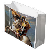 Grand Sac Cadeau Napoléon Traversant les Alpes, Jacques-Louis David (Devant Angle)