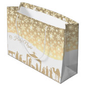 Grand Sac Cadeau Nativité (Dos Angle)