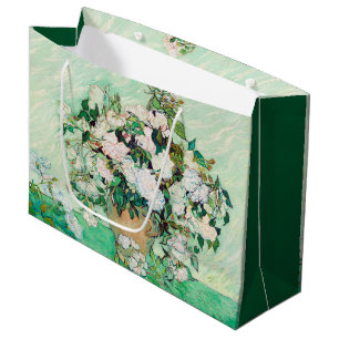 Grand Sac Cadeau Nature morte Roses dans un vase par Vincent van Go