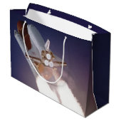 Grand Sac Cadeau Navette spatiale (Dos Angle)