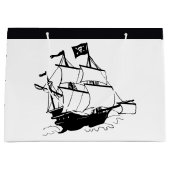 Grand Sac Cadeau Navire pirate (Devant)