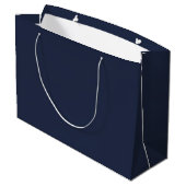 Grand Sac Cadeau Navy Blue (Dos Angle)