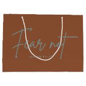 Grand Sac Cadeau "Ne crains pas." Ésaïe 41:10 (Dos)