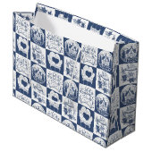 Grand Sac Cadeau Neige (Devant Angle)