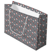 Grand Sac Cadeau Neige (Devant Angle)