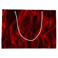 Neon Red Curvy Line Abstrait Motif