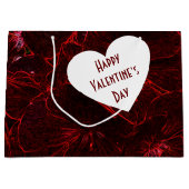 Grand Sac Cadeau Neon Red Violas (Devant)