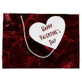 Grand Sac Cadeau Neon Red Violas (Dos)