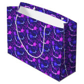 Grand Sac Cadeau Neurones connectés Neon Purple (Dos Angle)