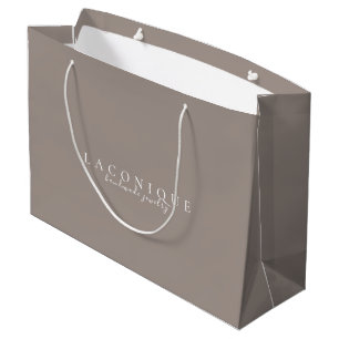 Grand Sac Cadeau Neutre   Minimaliste   Neutre