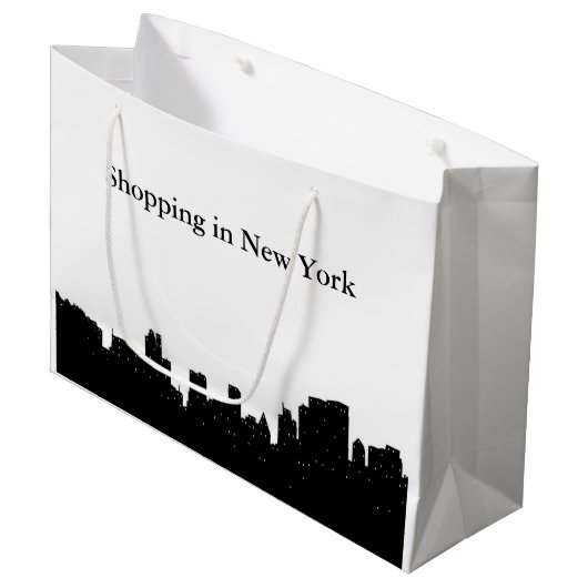 Grand Sac Cadeau New York City (Devant Angle)