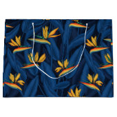 Grand Sac Cadeau Night bird of Paradise garden 2 (Devant)