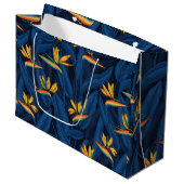 Grand Sac Cadeau Night bird of Paradise garden 2 (Devant Angle)