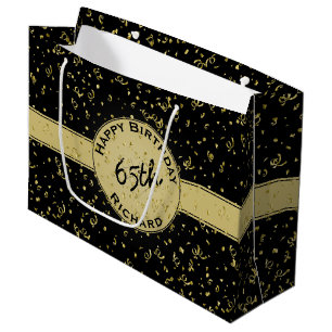 Grand Sac Cadeau N'importe quel âge Anniversaire - Thème de la f