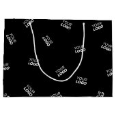 Grand Sac Cadeau N'importe quel logo ou image téléchargée | Motif d (Dos)