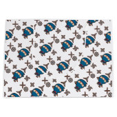 Grand Sac Cadeau Ninja Boy (Devant)