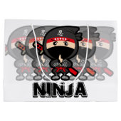 Grand Sac Cadeau Ninja Boy (Dos)