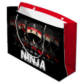 Grand Sac Cadeau Ninja Boy Christmas (Dos Angle)
