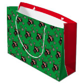 Grand Sac Cadeau Ninja Boy Noël (Dos Angle)