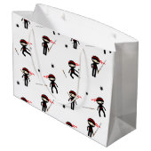 Grand Sac Cadeau Ninjas (Dos Angle)