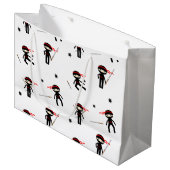 Grand Sac Cadeau Ninjas (Devant Angle)