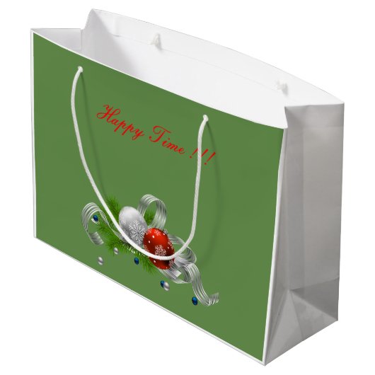 Grand Sac Cadeau Noël (Dos Angle)