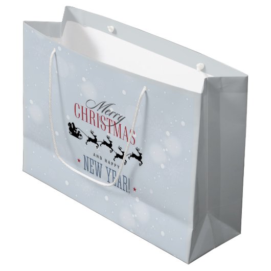 Grand Sac Cadeau Noël (Devant Angle)