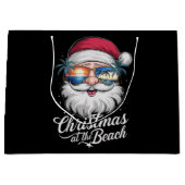 Grand Sac Cadeau Noël À La Plage Hawaiian Summer Holiday (Devant)