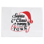 Grand Sac Cadeau Noël approche  (Dos)