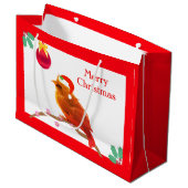 Grand Sac Cadeau Noël Carol Little Bird (Devant Angle)