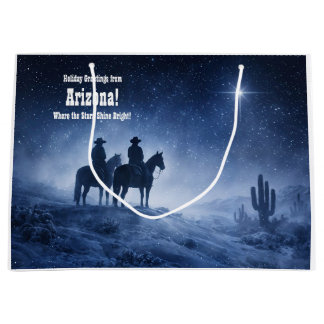 Grand Sac Cadeau Noël Country Western en Arizona