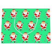 Grand Sac Cadeau Noël de golf (Devant)