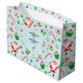 Grand Sac Cadeau Noël de golf (Dos Angle)