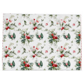 Grand Sac Cadeau Noël de la fête d'hiver (Dos)