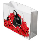 Grand Sac Cadeau Noël de lapin (Dos Angle)