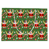 Grand Sac Cadeau Noël de lutte (Dos)