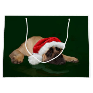 Grand Sac Cadeau Noël de mastiff
