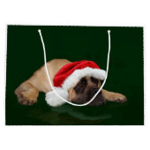 Grand Sac Cadeau Noël de mastiff (Dos)