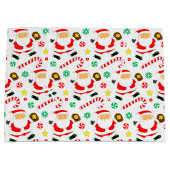 Grand Sac Cadeau Noël de softball (Devant)