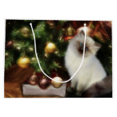 Grand Sac Cadeau Noël des chats de l'Himalaya (Dos)