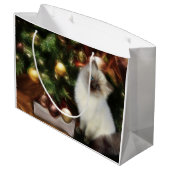 Grand Sac Cadeau Noël des chats de l'Himalaya (Dos Angle)