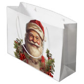 Grand Sac Cadeau Noël du Père Noël Saint Nicolas (Dos Angle)