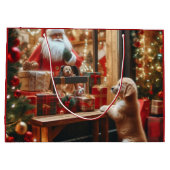 Grand Sac Cadeau Noël et voeux (Dos)