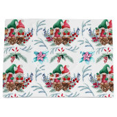 Grand Sac Cadeau Noël Gnome (Devant)